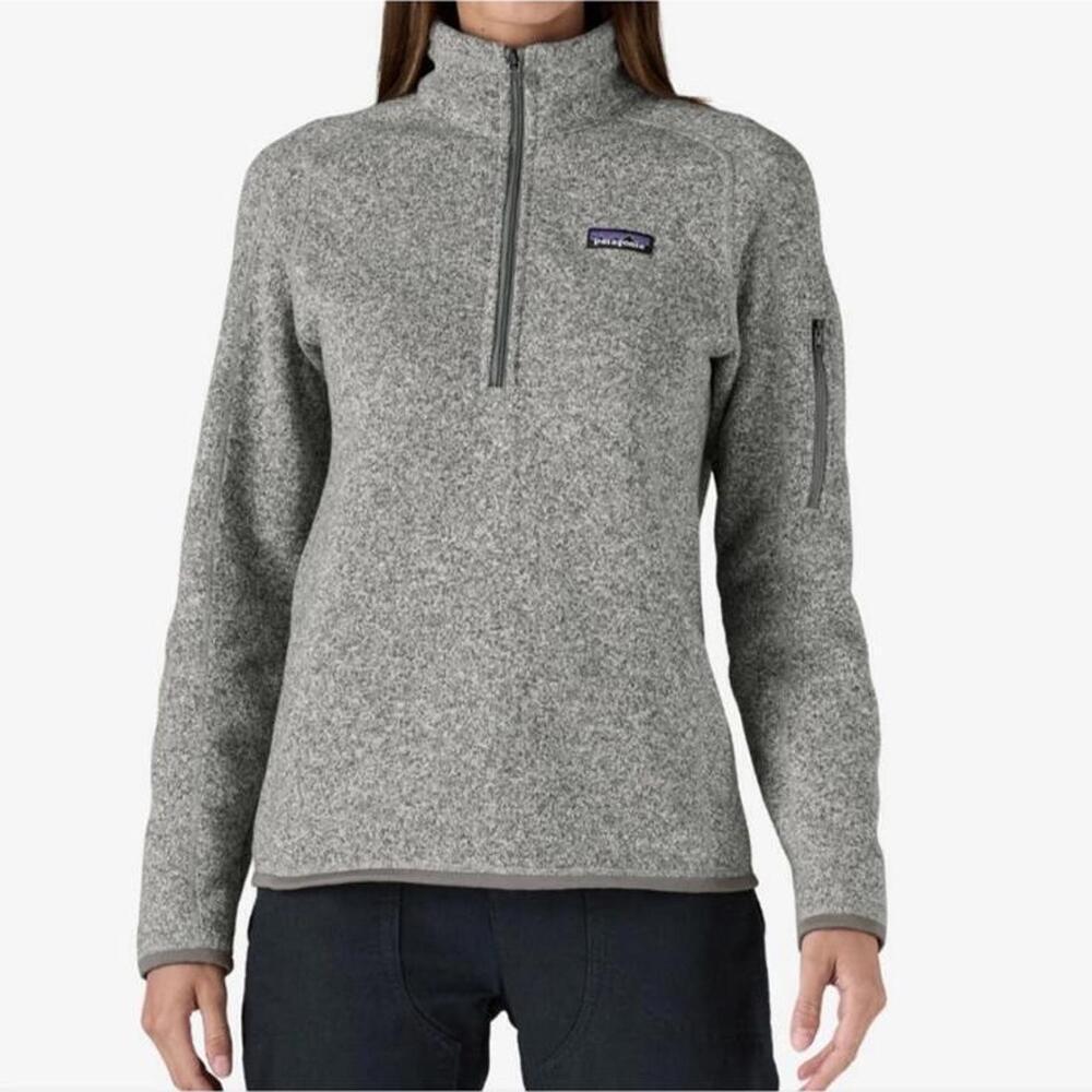 Patagonia Better Sweater 1/4-Zip Fleece Sweatshirt Gray Women’s size Small - Picture 12 of 12